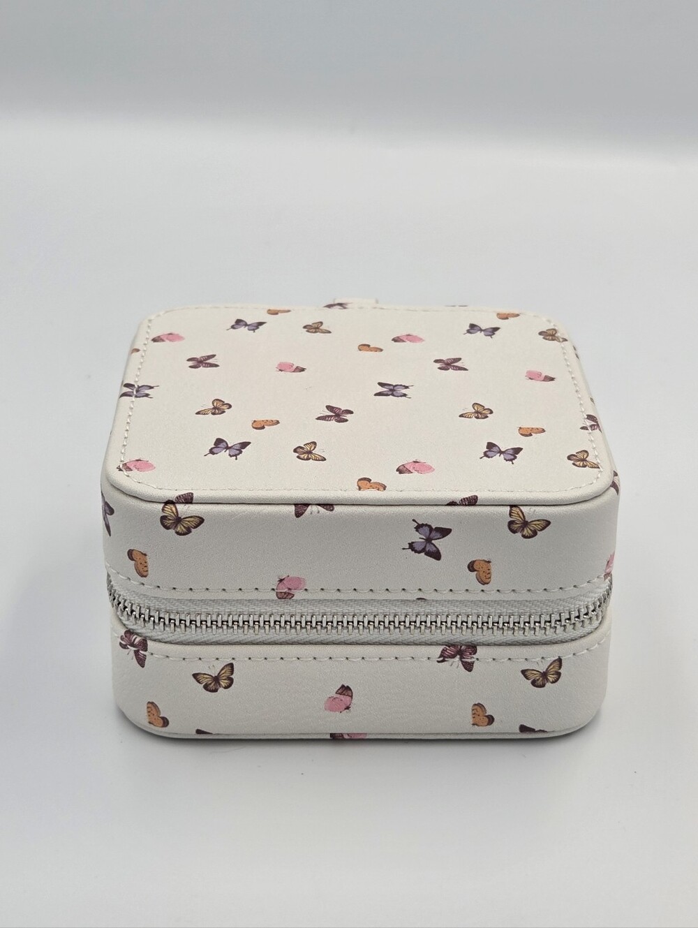 Cat & Jack Girls Butterfly Travel Jewelry Box Nwt